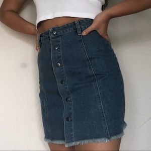 Denim Skirt